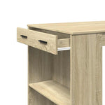 Barbord Sonoma Eik 102X70X103,5 Cm Konstruert Tre
