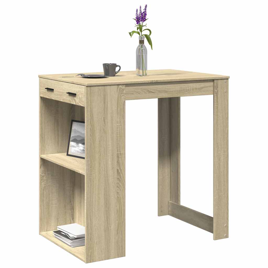 Barbord Sonoma Eik 102X70X103,5 Cm Konstruert Tre