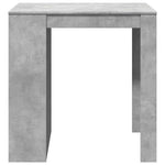 Barbord Betonggrå 102X70X103,5 Cm Konstruert Tre