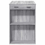 Barbord Grå Sonoma Eik 102X70X103,5 Cm Konstruert Tre