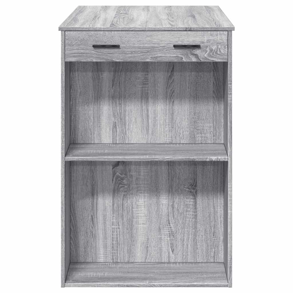 Barbord Grå Sonoma Eik 102X70X103,5 Cm Konstruert Tre