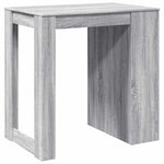 Barbord Grå Sonoma Eik 102X70X103,5 Cm Konstruert Tre