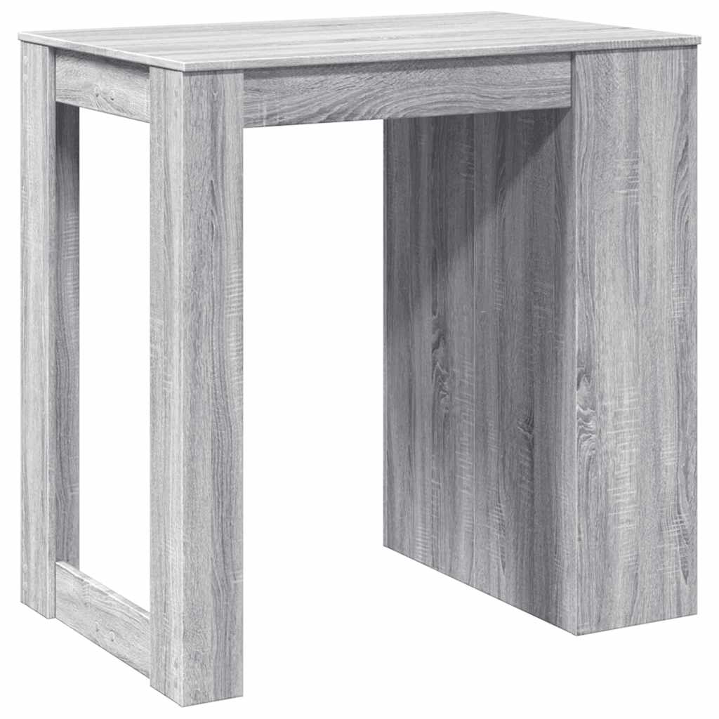 Barbord Grå Sonoma Eik 102X70X103,5 Cm Konstruert Tre