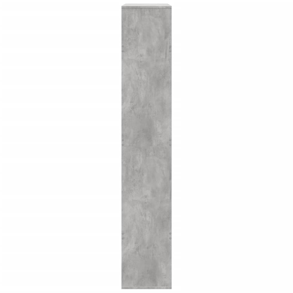 Romdeler Betonggrå 100X33X187,5 Cm Konstruert Tre