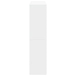Romdeler Hvit 100X33X135 Cm Konstruert Tre