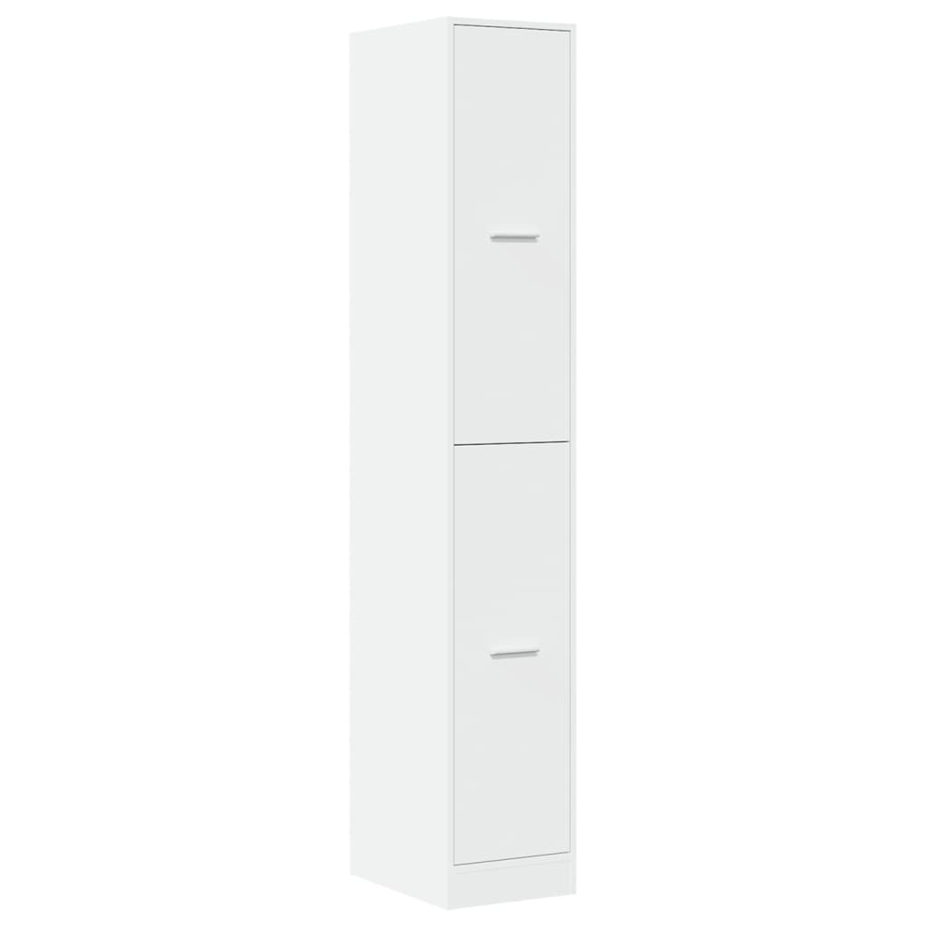 Apotekskap Hvit 30X41X174,5 Cm Konstruert Tre