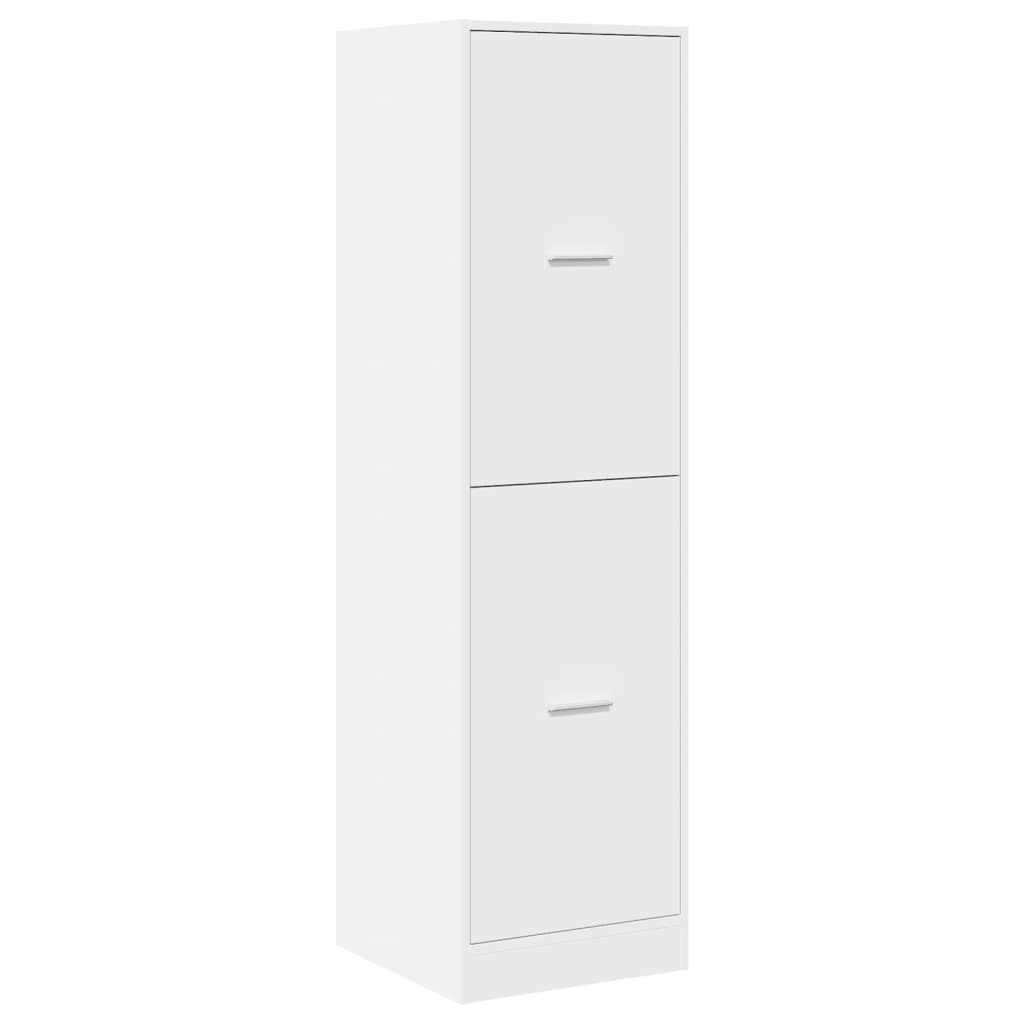 Apotekskap Hvit 40X41X144,5 Cm Konstruert Tre