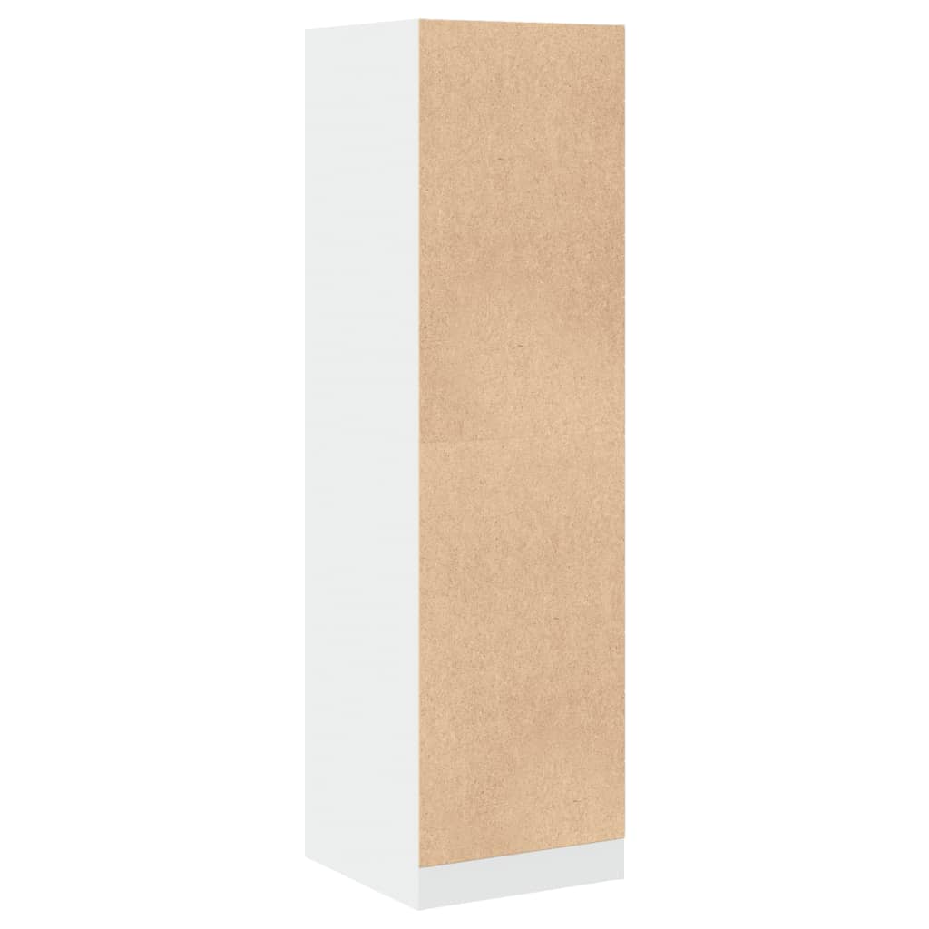 Apotekskap Hvit 40X41X144,5 Cm Konstruert Tre
