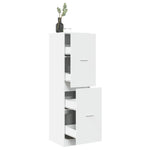 Apotekskap Hvit 40X41X144,5 Cm Konstruert Tre