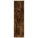 Apotekskap Røkt Eik 40X41X144,5 Cm Konstruert Tre
