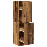 Apotekskap Gammelt Tre 40X41X144,5 Cm Konstruert Tre