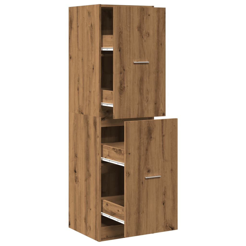 Apotekskap Artisan Eik 40X41X144,5 Cm Konstruert Tre