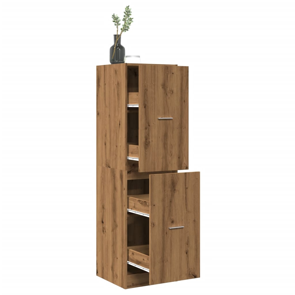 Apotekskap Artisan Eik 40X41X144,5 Cm Konstruert Tre