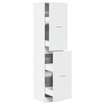 Apotekskap Hvit 40X41X174,5 Cm Konstruert Tre