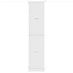 Apotekskap Hvit 40X41X174,5 Cm Konstruert Tre