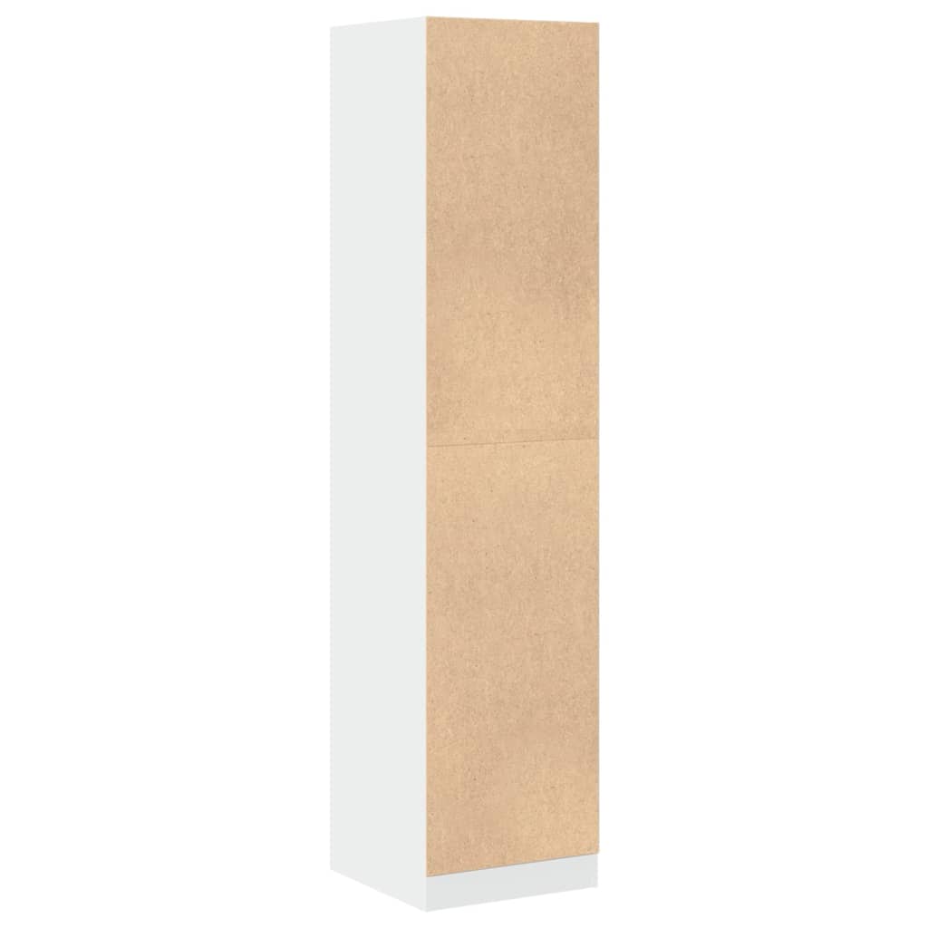 Apotekskap Hvit 40X41X174,5 Cm Konstruert Tre