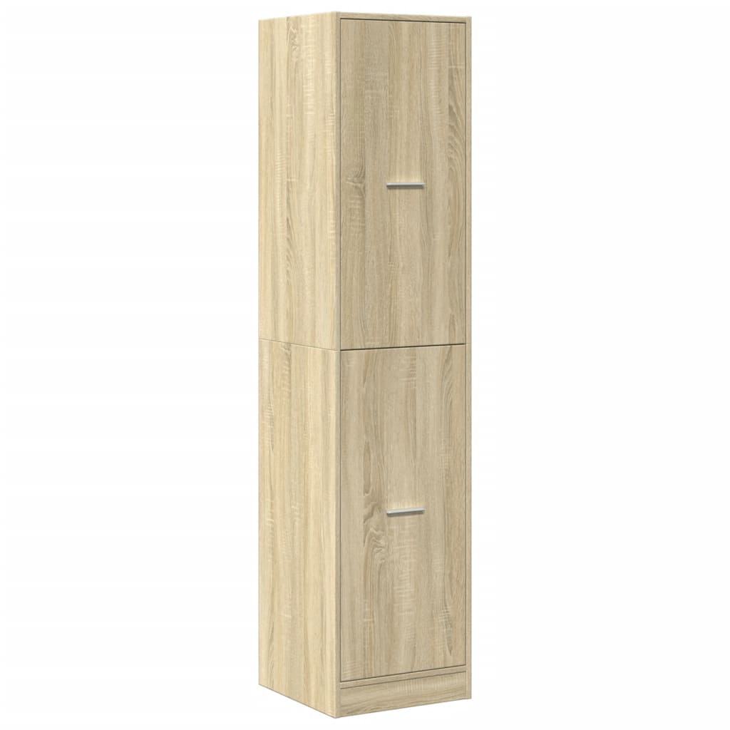 Apotekskap Sonoma Eik 40X41X174,5 Cm Konstruert Tre