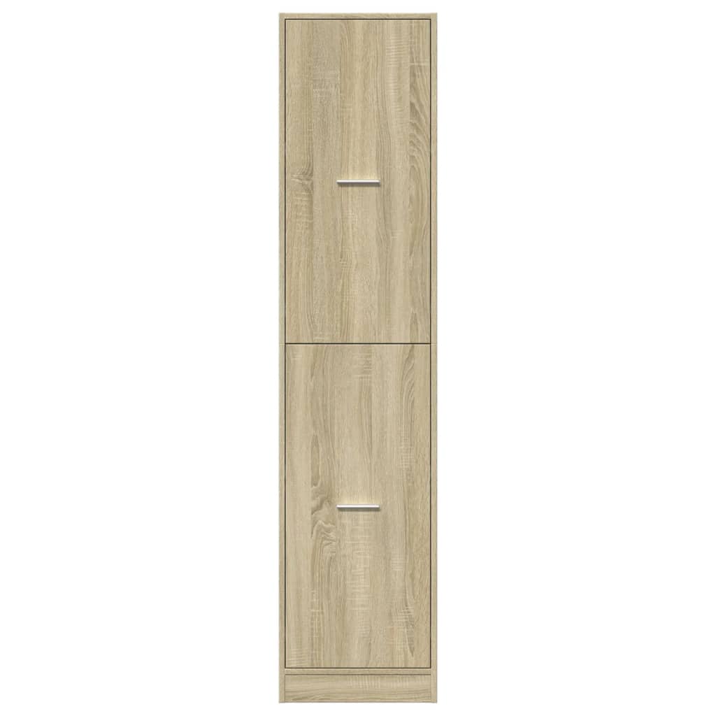 Apotekskap Sonoma Eik 40X41X174,5 Cm Konstruert Tre