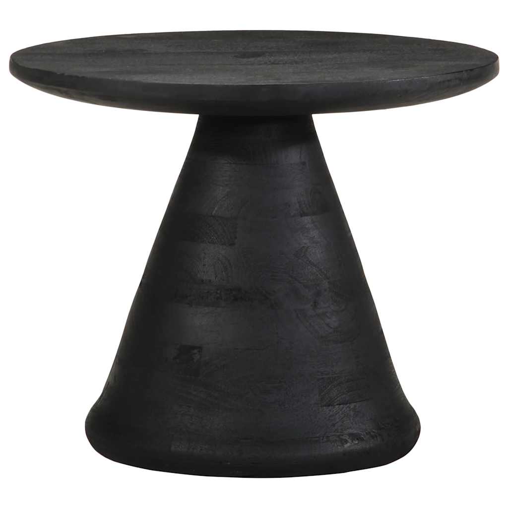 Sidebord Svart Ø50X40 Cm Heltre Mango