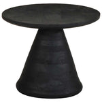 Sidebord Svart Ø50X40 Cm Heltre Mango