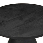 Sidebord Svart Ø50X40 Cm Heltre Mango