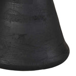 Sidebord Svart Ø50X40 Cm Heltre Mango