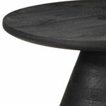 Sidebord Svart Ø50X40 Cm Heltre Mango