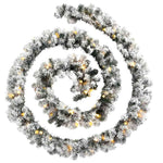 Julekrans Med Led-Lys Grønn 20 M Pvc