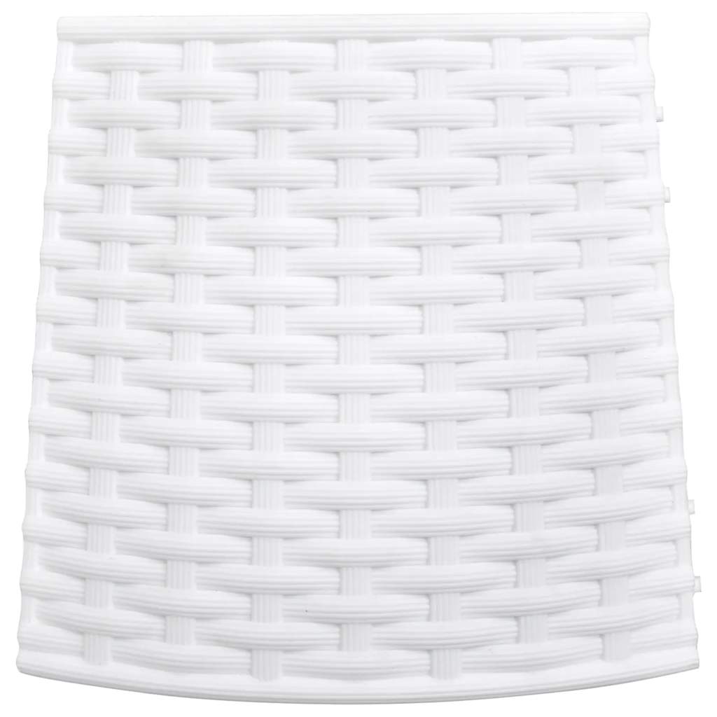 Juletreskjørt Hvit Ø56X23 Cm Plast