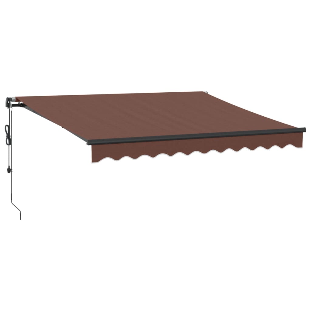 Automatisk Uttrekkbar Markise Burgunder 300X250 Cm