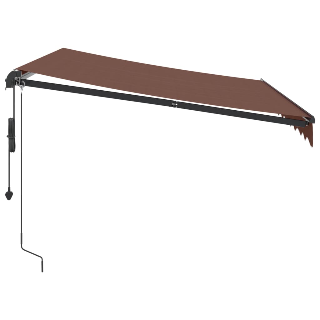 Automatisk Uttrekkbar Markise Burgunder 300X250 Cm