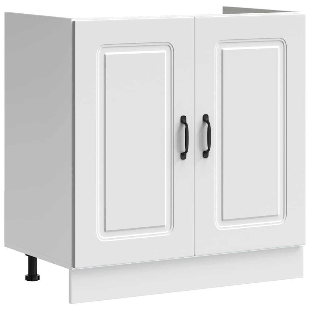 Vask Underskap Kalmar Hvit 80X46X81,5 Cm Konstruert Tre