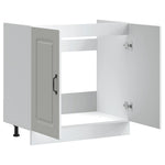 Vask Underskap Kalmar Hvit 80X46X81,5 Cm Konstruert Tre