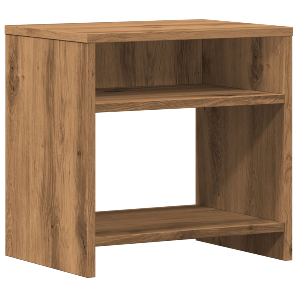 Nattbord 2 Stk Artisan Eik 40X30X40 Cm Konstruert Tre