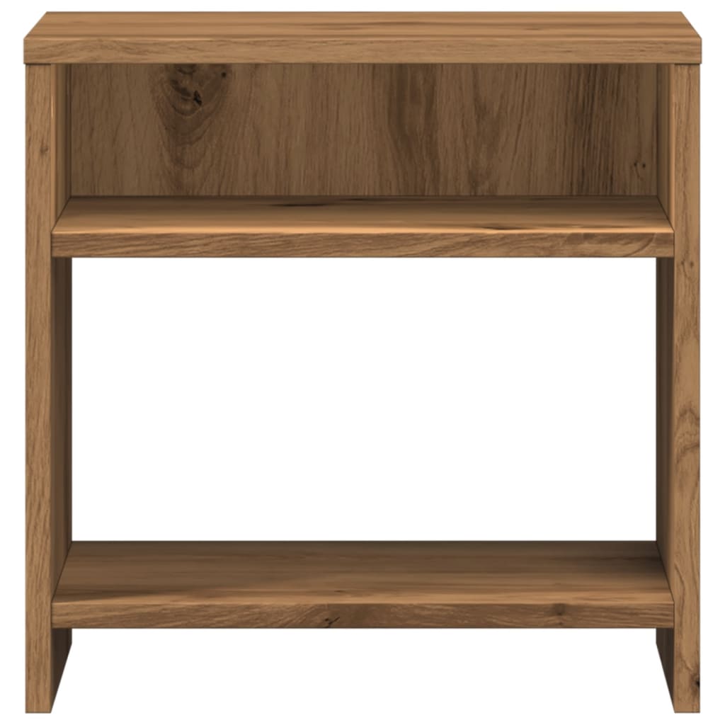 Nattbord 2 Stk Artisan Eik 40X30X40 Cm Konstruert Tre