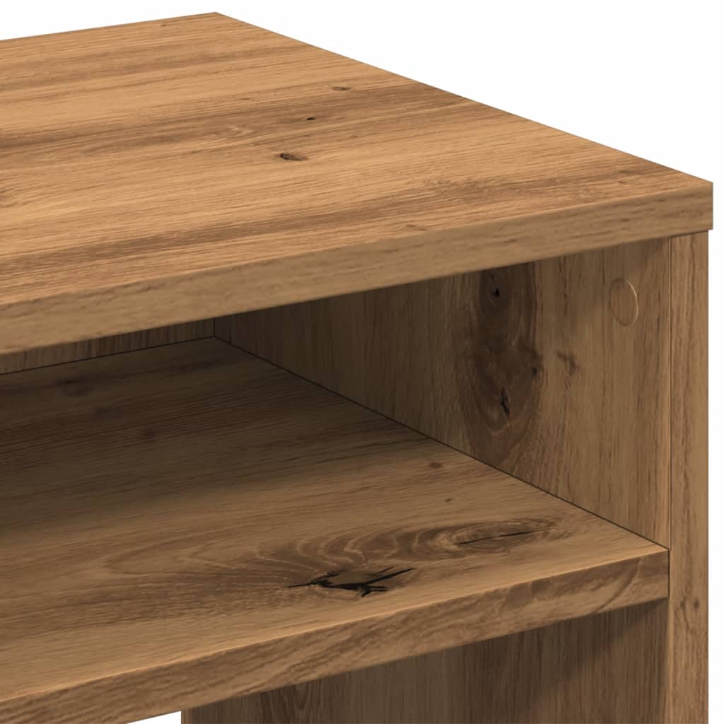 Nattbord 2 Stk Artisan Eik 40X30X40 Cm Konstruert Tre