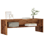 Tv-Benk Gammelt Tre 120X40X40 Cm Konstruert Tre