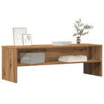 Tv-Benk Artisan Eik 120X40X40 Cm Sponplate