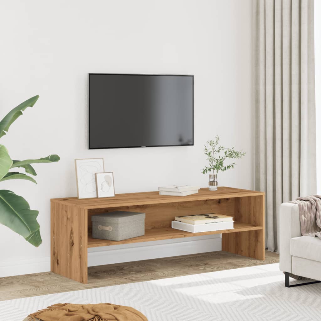 Tv-Benk Artisan Eik 120X40X40 Cm Sponplate