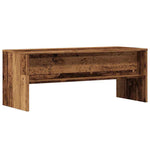 Tv-Benk Gammelt Tre 100X40X40 Cm Konstruert Tre