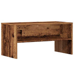 Tv-Benk Gammelt Tre 80X40X40 Cm Konstruert Tre