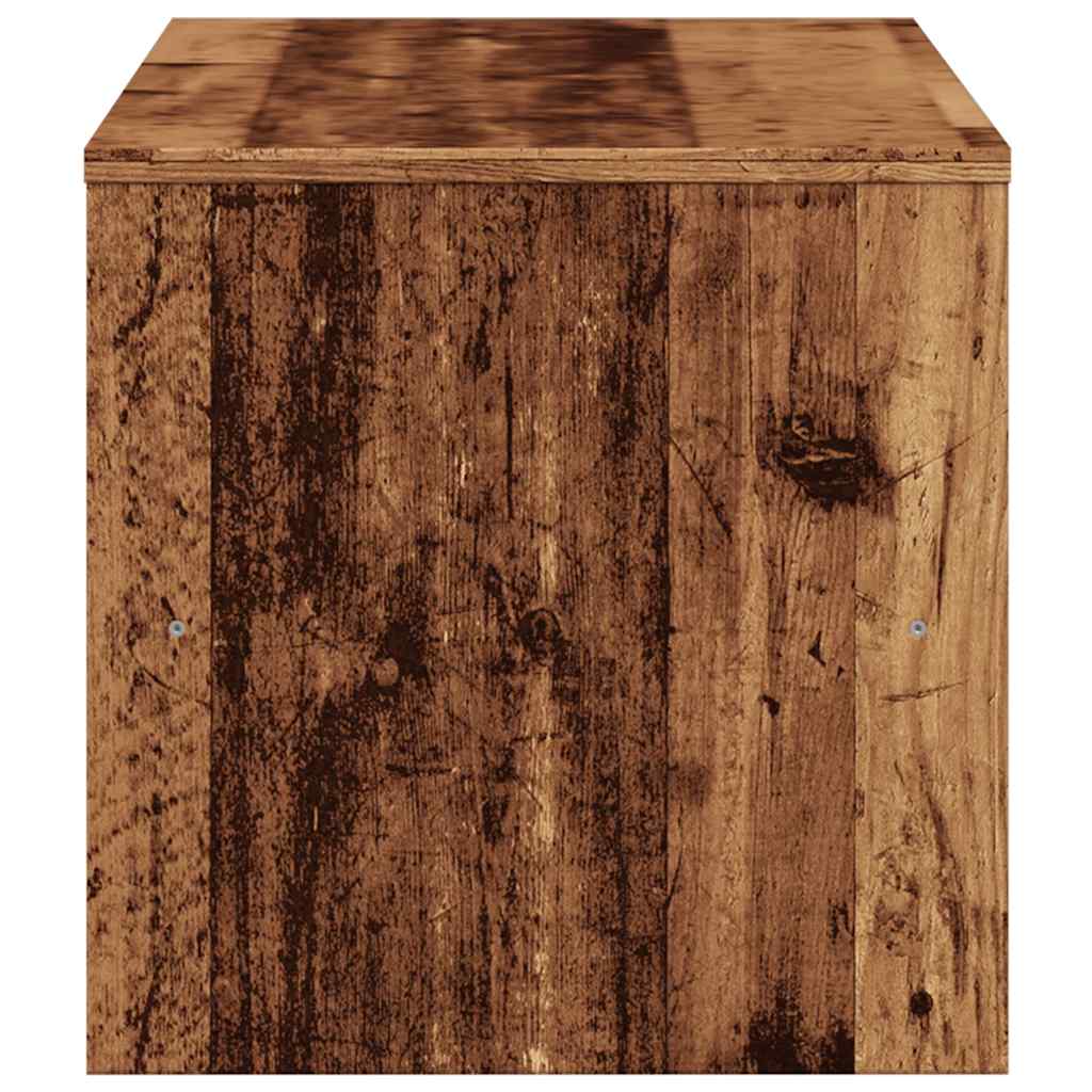 Tv-Benk Gammelt Tre 80X40X40 Cm Konstruert Tre