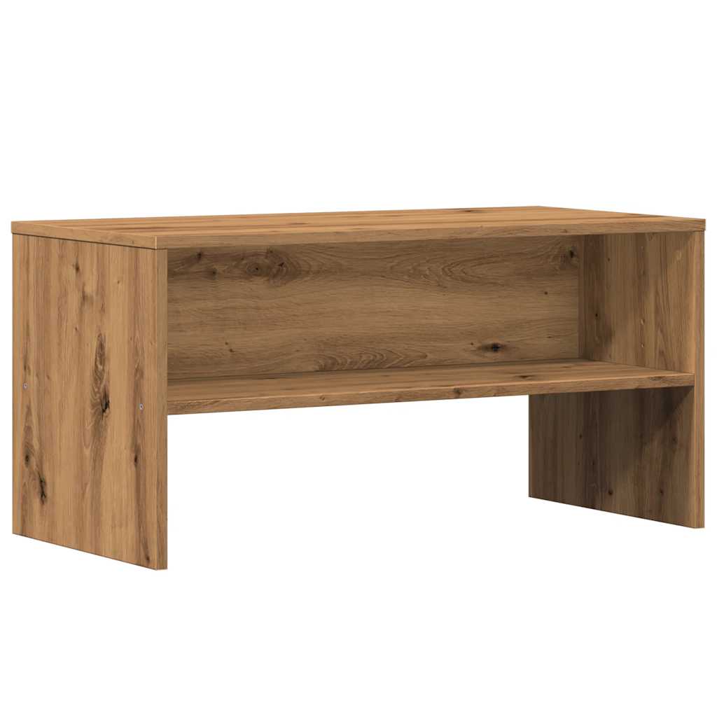 Tv-Benk Artisan Eik 80X40X40 Cm Konstruert Tre