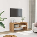 Tv-Benk Artisan Eik 80X40X40 Cm Konstruert Tre