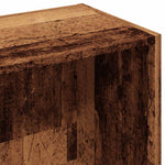 Bokhylle Gammelt Tre 36X30X114 Cm Konstruert Tre