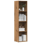 Bokhylle Artisan Eik 36X30X143 Cm Konstruert Tre