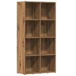 Bokhylle Artisan Eik 66X30X130 Cm Konstruert Tre
