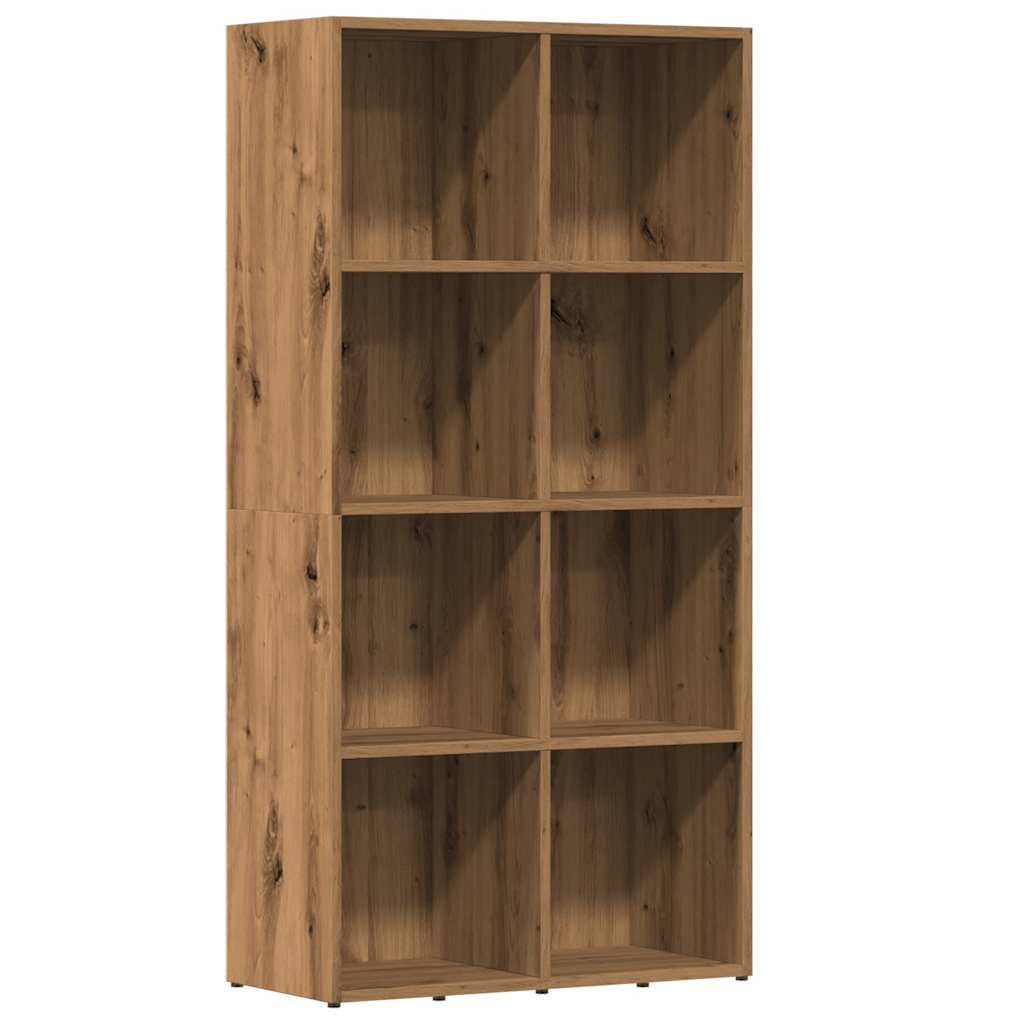 Bokhylle Artisan Eik 66X30X130 Cm Konstruert Tre