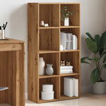 Bokhylle Artisan Eik 66X30X130 Cm Konstruert Tre