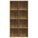 Bokhylle Artisan Eik 66X30X130 Cm Konstruert Tre